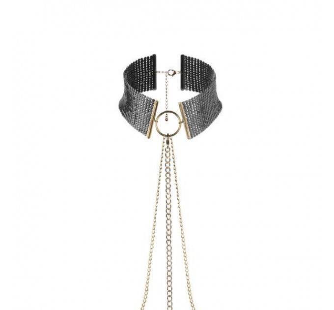 Намисто-комір Bijoux Indiscrets Desir Metallique Collar - Black