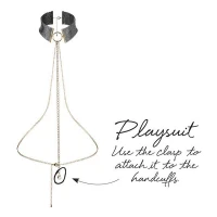 Намисто-комір Bijoux Indiscrets Desir Metallique Collar - Black — Переглянути зображення 8