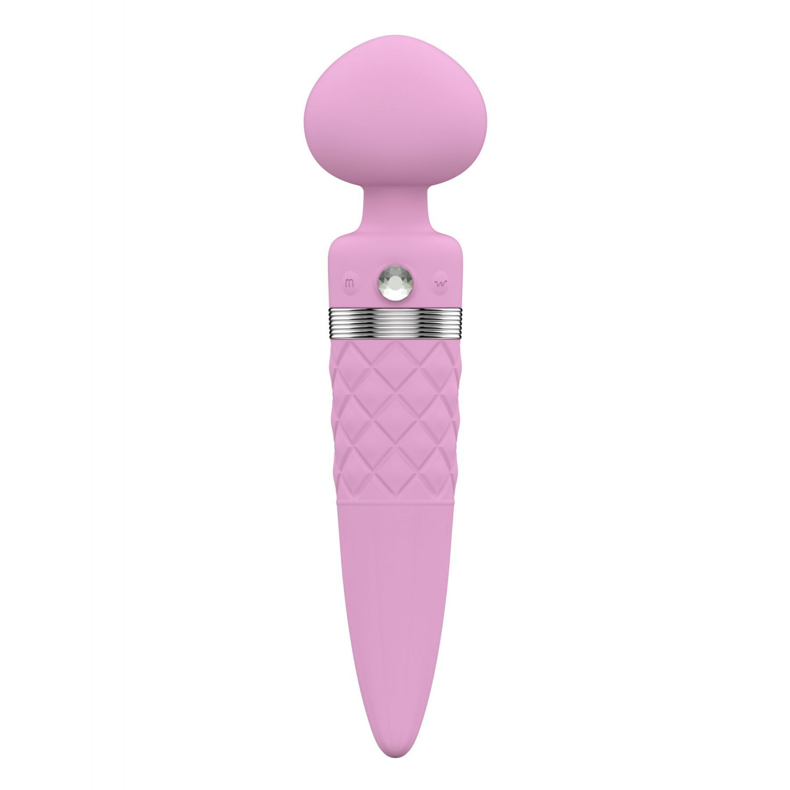 Вибромассажер 2в1 PILLOW TALK - Sultry Pink, классический массажер и вибратор с ротацией, подогрев