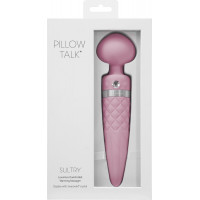Вибромассажер 2в1 PILLOW TALK - Sultry Pink, классический массажер и вибратор с ротацией, подогрев — Просмотреть изображение 13