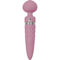 Вібромасажер 2в1 PILLOW TALK - Sultry Pink, класичний масажер і вібратор з ротацією, підігрів — Переглянути зображення 3
