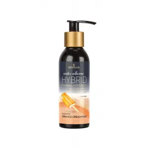 Смазка водно-силиконовая Sensuva Hybrid Orange Creamsicle (125мл) без сахара, можно для оральных ласк