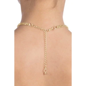 Кольє зі стразами Bijoux Pour Toi - Audrey Gold