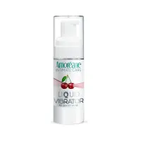 Лубрикант з ефектом вібрації Amoreane Med Liquid Vibrator Cherry (30 мл) — Переглянути зображення 1