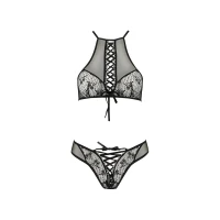 Еротичний комплект Passion AZALIA SET L/XL, black — Переглянути зображення 5