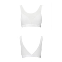 Топ с прозрачной вставкой Passion PS002 TOP M, white