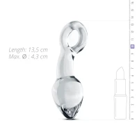 Скляний стимулятор простати Gildo Glass Prostate Plug No. 13 — Переглянути зображення 3