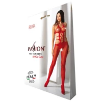 Еротичний бодістокінг Passion BS084 red — Просмотреть изображение 5