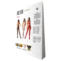 Еротичний бодістокінг Passion BS084 red — Просмотреть изображение 6