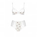Еротичний комплект з малюнком Passion LOVELIA BIKINI XXL/XXXL, white
