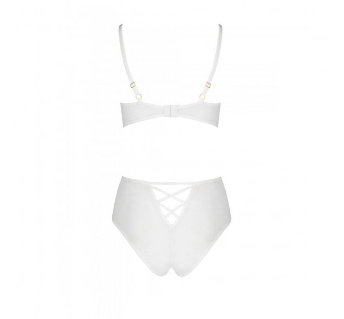Еротичний комплект з малюнком Passion LOVELIA BIKINI XXL/XXXL, white