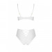 Еротичний комплект з малюнком Passion LOVELIA BIKINI XXL/XXXL, white