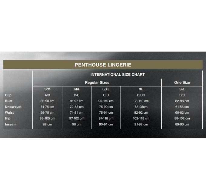 Колготки з імітацією панчох на підв'язках Penthouse - Special Extra Black XL