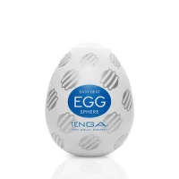 Мастурбатор-яйце Tenga Egg Sphere з багаторівневим рельєфом — Переглянути зображення 1
