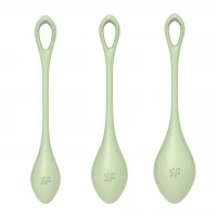 Набір йоні-намистин Satisfyer Yoni Power 2 Light Green, діаметр 2-2,5-3 см, маса 22-44-73 г — Переглянути зображення 4