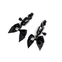 Затискач для сосків Art of Sex - Nipple clamps Black Bow — Просмотреть изображение 1