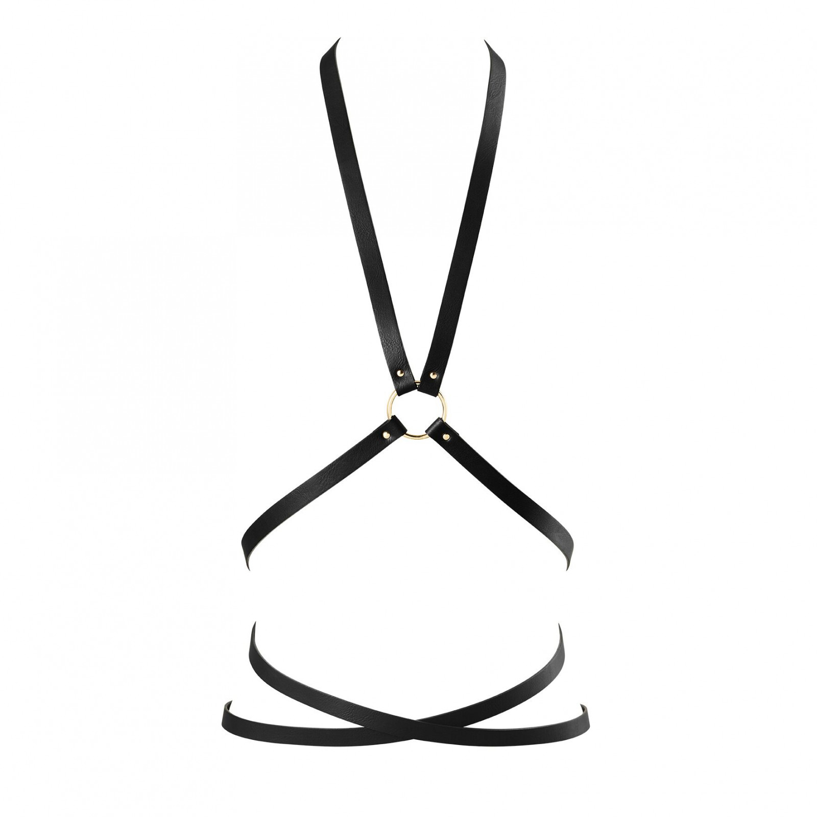 Портупея з екошкіри Bijoux Indiscrets Maze – Multi-Way Body Harness Black