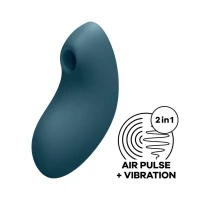 Вакуумний вібратор Satisfyer Vulva Lover 2 Blue — Просмотреть изображение 1