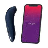 Вакуумний смарт-стимулятор для пар We-Vibe Melt Midnight Blue, зручно поєднувати з проникним сексом — Просмотреть изображение 1