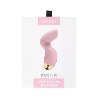 Вакуумный клиторальный стимулятор Svakom Pulse Pure Pale Pink, 5 режимов, 5 интенсивностей в каждом — Просмотреть изображение 8