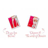 Чулки под пояс с широким кружевом Obsessive 810-STO-2 stockings S/M, белые Чулки под пояс с широким кружевом Obsessive 810-STO-2 stockings S/M, белые