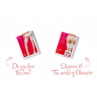 Панчохи під пояс із широким мереживом Obsessive 810-STO-2 stockings S/M, білі — Переглянути зображення 4