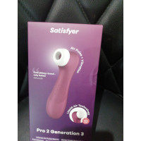 Вакуумний кліторальний стимулятор Satisfyer Pro 2 Generation 3 with Liquid Air (м'яте паковання!!!) — Переглянути зображення 2