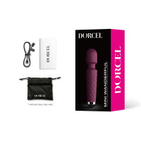 Мини-вибромассажер Dorcel Wand Mini Wanderful Plum