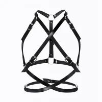 Портупея жіноча Art of Sex - Agnessa Leather harness, Чорний XS-M — Переглянути зображення 1