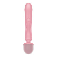 Вибратор-кролик с вибромассажером Satisfyer Triple Lover Pink, 3 мотора