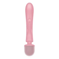Вібратор-кролик з вібромасажером Satisfyer Triple Lover Pink, 3 мотори — Просмотреть изображение 5