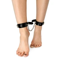 Поножі з екошкіри Art of Sex - Legcuffs Emoji — Переглянути зображення 1