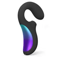 Кліторально-вагінальний звуковий стимулятор LELO Enigma WAVE Black, 3 типи стимуляції — Переглянути зображення 1