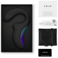 Кліторально-вагінальний звуковий стимулятор LELO Enigma WAVE Black, 3 типи стимуляції — Переглянути зображення 5