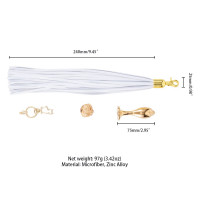 Металлическая анальная пробка Хвост пони LOCKINK SEVANDA White Pony-Tail Anal Rose-shape Plug Металлическая анальная пробка Хвост пони LOCKINK SEVANDA White Pony-Tail Anal Rose-shape Plug