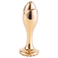 Анальна пробка з флогером LOCKINK SEVANDA White Pony-Tail Anal Rose-shape Plug — Переглянути зображення 4