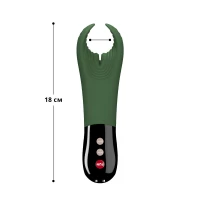 Вібратор для пеніса Fun Factory MANTA moss green/black, підходить для парних ігор — Просмотреть изображение 2