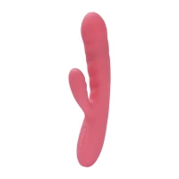 Вібратор-кролик Svakom Avery Strawberry Pink зі стовбуром, що рухається, рух вперед-назад — Переглянути зображення 8