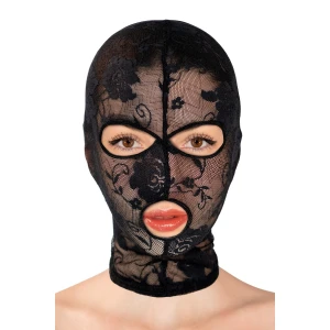 Капюшон Fetish Tentation Patterned Fishnet Hood, ажурна сітка