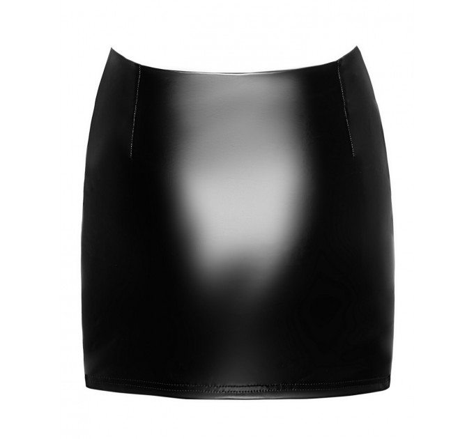 Спідниця Noir Handmade F345 Powerwetlook skirt with garter - L