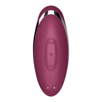 Вібростимулятор-пульсатор Satisfyer Tap &amp; Climax 2 Red, ефект постукування пальцем — Просмотреть изображение 6
