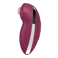 Вібростимулятор-пульсатор Satisfyer Tap &amp; Climax 2 Red, ефект постукування пальцем — Просмотреть изображение 2