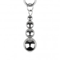 Затискачі для сосків Bedroom Fantasies: Nipple Clamps with Beaded Chain - Silver