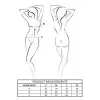 Боді Passion SENSIE BODY black XL — Переглянути зображення 8