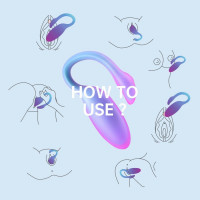 Смарт-виброяйцо Magic Motion Flamingo Max Blue 2 в 1: виброяйцо и тренажер Кегеля, 10 режимов — Просмотреть изображение 10