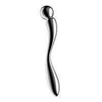 Металевий дилдо Satisfyer Star Force 2, двосторонній, можна нагрівати та охолоджувати — Переглянути зображення 2