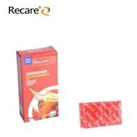 Презервативи Recare Cola Dotted&amp;Ribbed Condoms 12 шт, з пухирцями та ребрами, аромат: Кола — Переглянути зображення 4