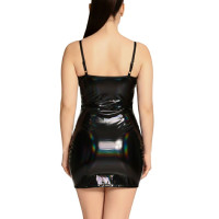 Лакована сукня Art of Sex - Demeter, колір чорний з ефектом голограми, розмір S