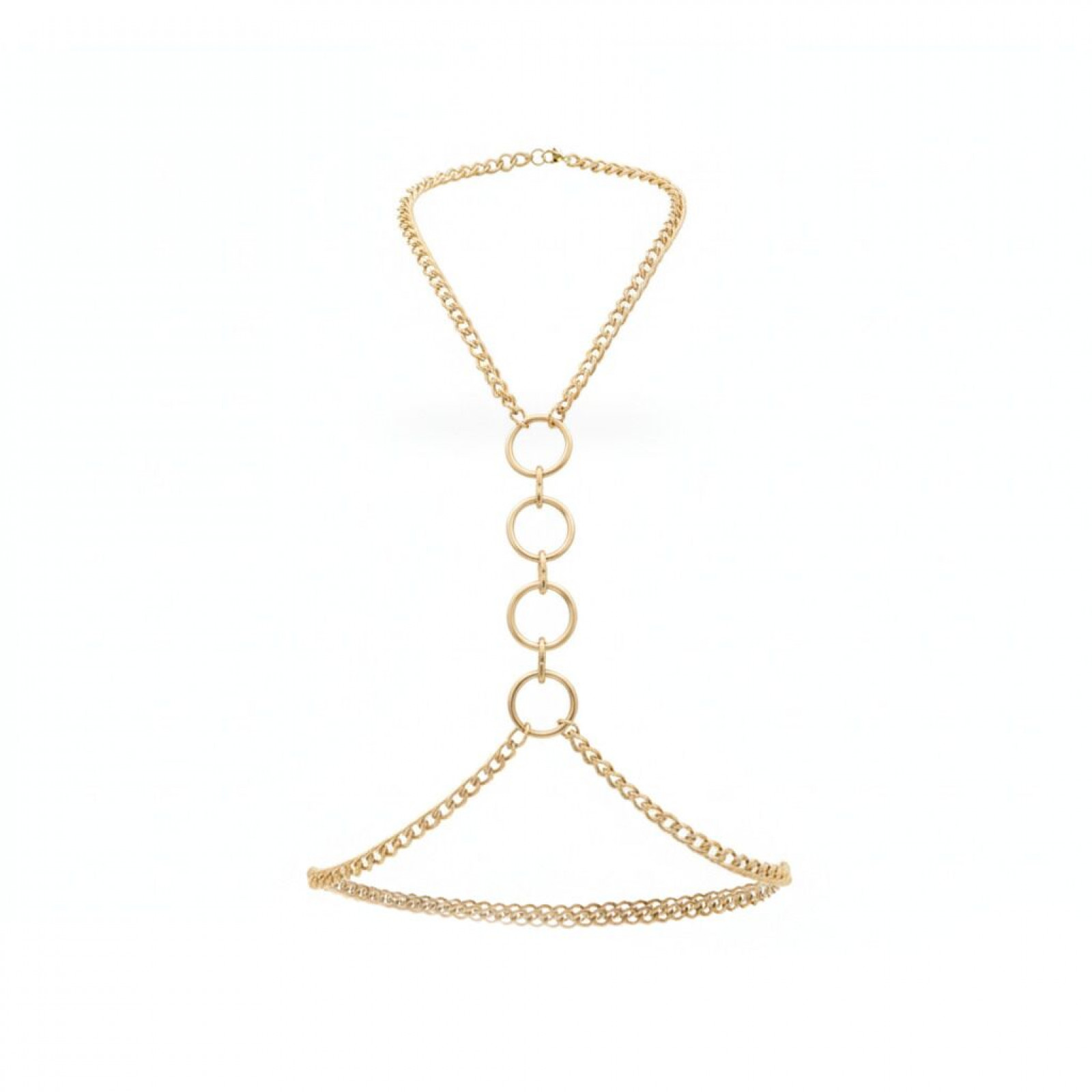 Металева портупея Art of Sex - Mango, колір золото, XS-2XL