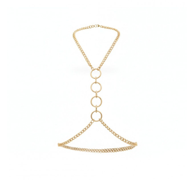 Металева портупея Art of Sex - Mango, колір золото, XS-2XL